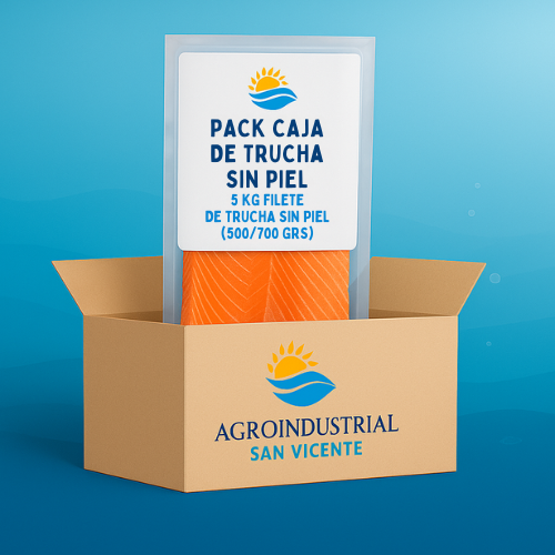 pack caja de filete de trucha